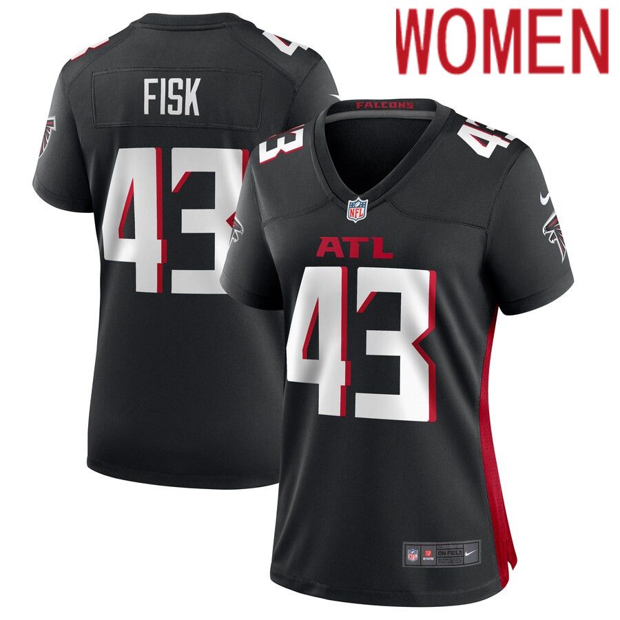 Women Atlanta Falcons 43 Tucker Fisk Nike Black Player Game NFL Jersey